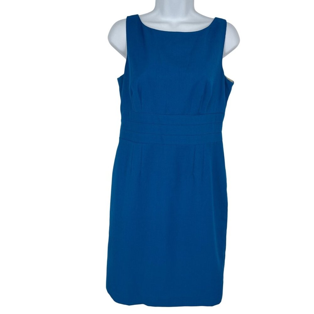 Banana Republic Sleeveless Sheath Dress W/ Scoop Neckline & Back Zipper Size 6